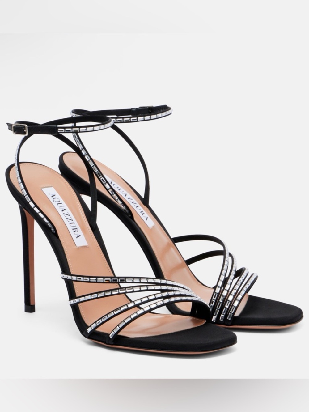 Aquazzura Mistica 105MM Crystal-Embellished Sandals